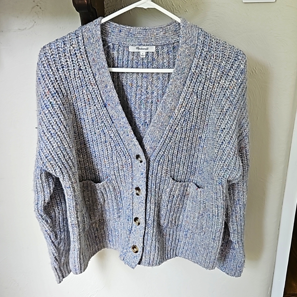 Madewell chunky knit cardigan size small